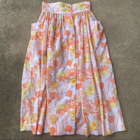 Lilly Pulitzer Vintage The Lilly Floral Skirt Womens - Picture 5 of 7